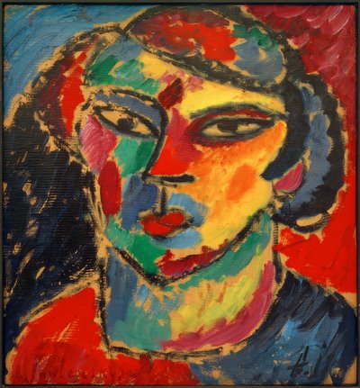 Saraceense vrouw door Alexej von Jawlensky